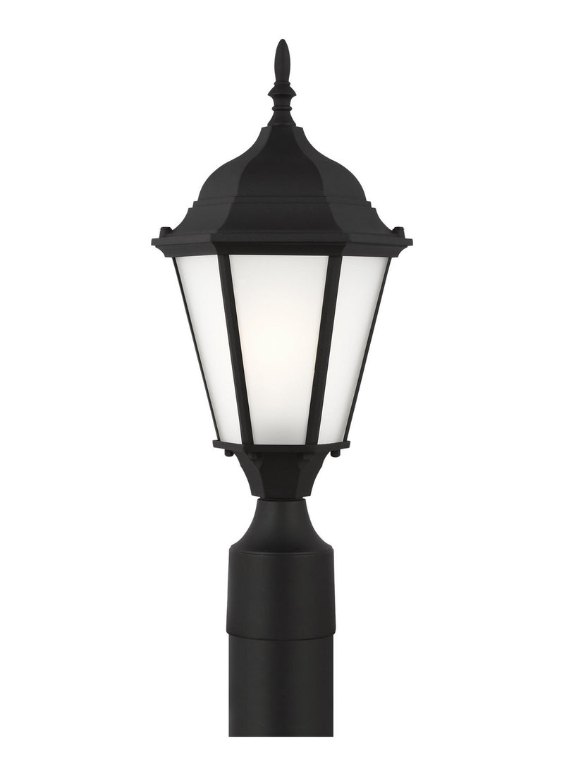 Generation Lighting - 82941-12 - One Light Outdoor Post Lantern - Bakersville - Black