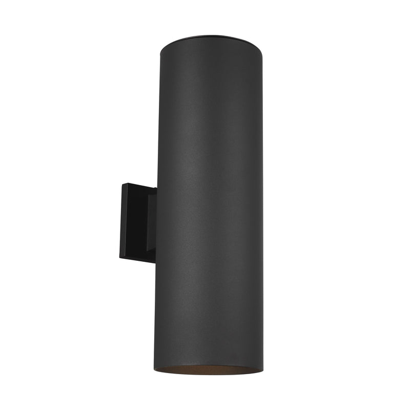 Visual Comfort Studio - 8313902-12 - Two Light Outdoor Wall Lantern - Outdoor Cylinders - Black