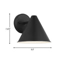 One Light Outdoor Wall Lantern<br /><span style="color:#4AB0CE;">Entrega: 4-10 dias en USA</span><br /><span style="color:#4AB0CE;font-size:60%;">PREGUNTE POR ENTREGA EN PANAMA</span><br />Collection: Crittenden<br />Finish: Black