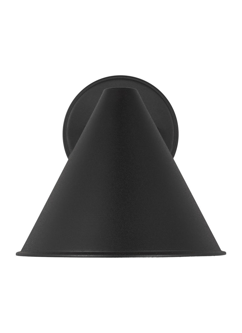 Generation Lighting - 8438501EN3-12 - One Light Outdoor Wall Lantern - Crittenden - Black