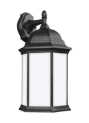 Generation Lighting - 8438751-12 - One Light Outdoor Wall Lantern - Sevier - Black