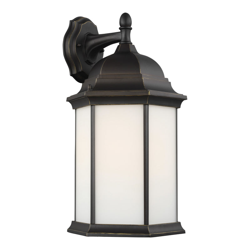 Generation Lighting - 8438751-71 - One Light Outdoor Wall Lantern - Sevier - Antique Bronze