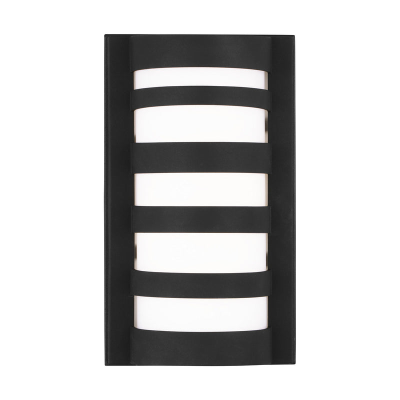 LED Outdoor Wall Lantern<br /><span style="color:#4AB0CE;">Entrega: 4-10 dias en USA</span><br /><span style="color:#4AB0CE;font-size:60%;">PREGUNTE POR ENTREGA EN PANAMA</span><br />Collection: Rebay<br />Finish: Black