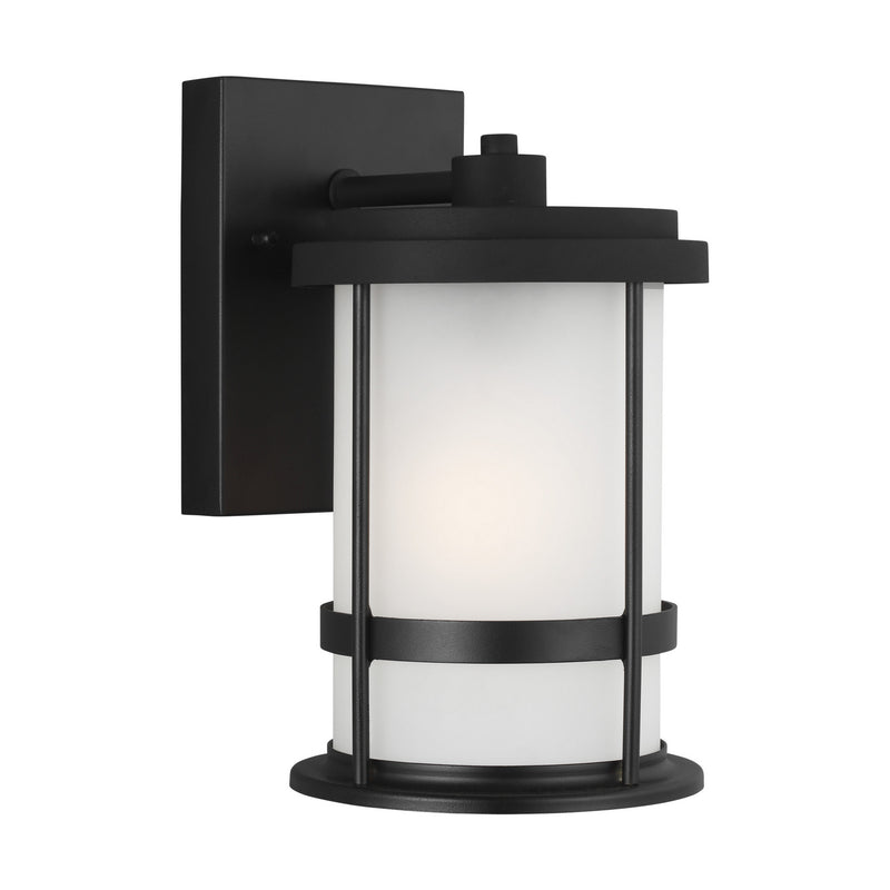 Generation Lighting - 8590901-12 - One Light Outdoor Wall Lantern - Wilburn - Black