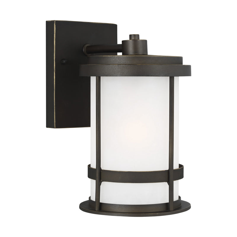 Generation Lighting. - 8590901-71 - One Light Outdoor Wall Lantern - Wilburn - Antique Bronze