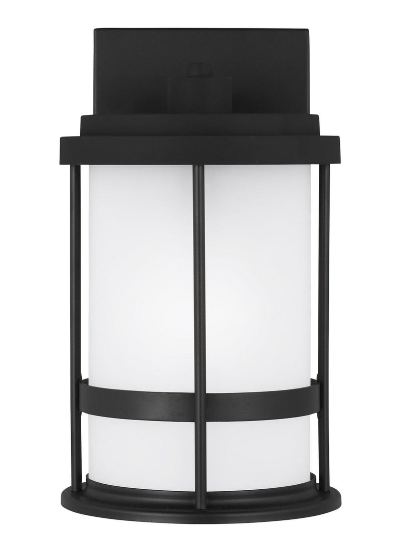 Generation Lighting - 8590901DEN3-12 - One Light Outdoor Wall Lantern - Wilburn - Black