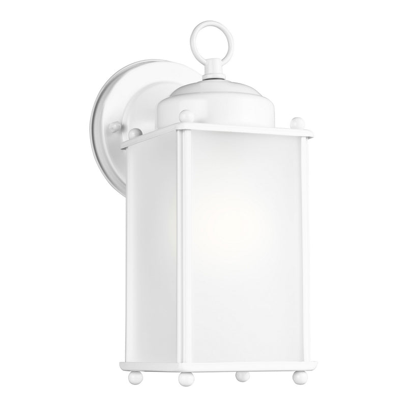 Generation Lighting - 8593001-15 - One Light Outdoor Wall Lantern - New Castle - White