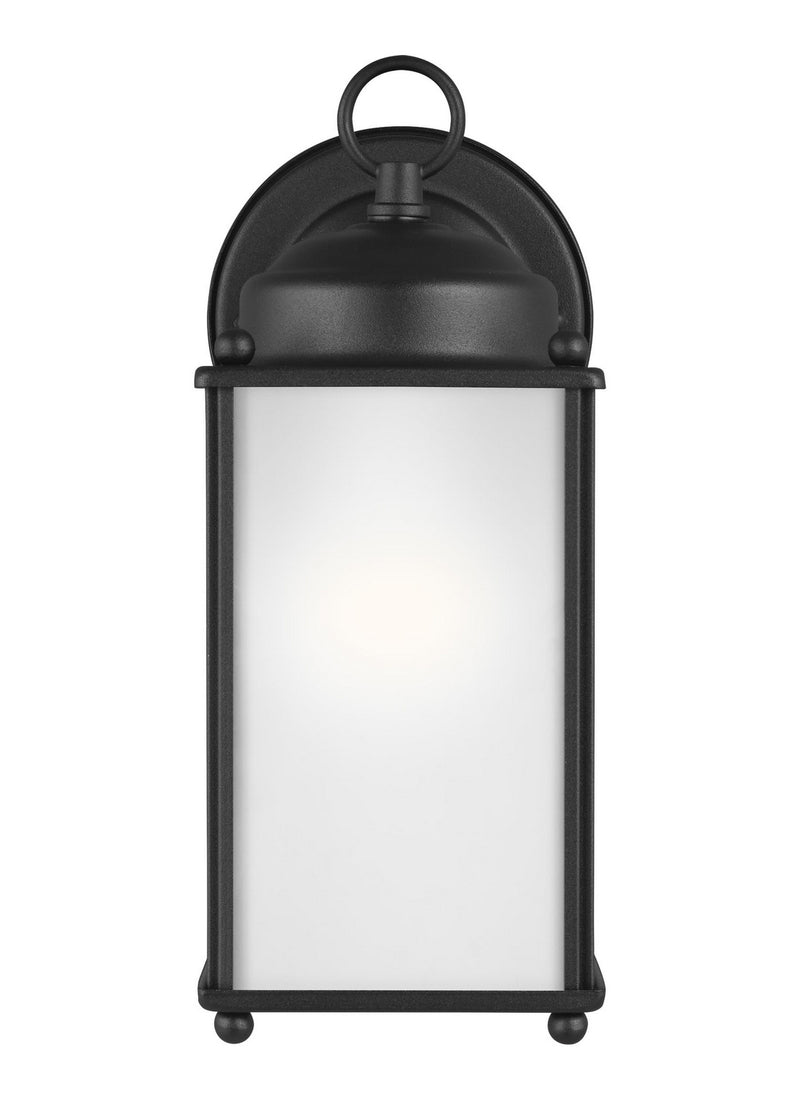 Generation Lighting - 8593001EN3-12 - One Light Outdoor Wall Lantern - New Castle - Black