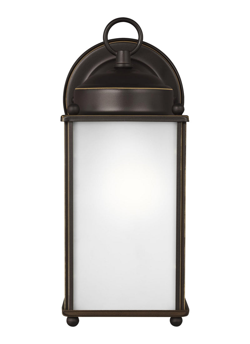 Generation Lighting - 8593001EN3-71 - One Light Outdoor Wall Lantern - New Castle - Antique Bronze