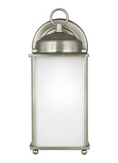 Generation Lighting - 8593001EN3-965 - One Light Outdoor Wall Lantern - New Castle - Antique Brushed Nickel