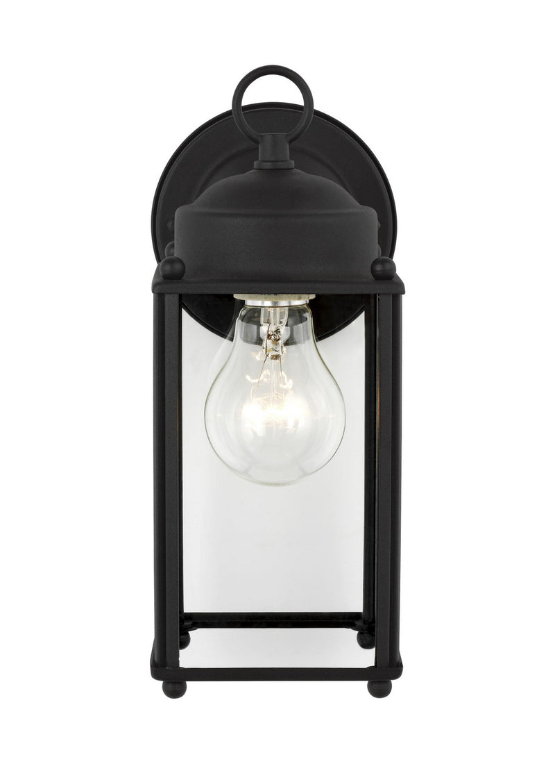Generation Lighting - 8593-12 - One Light Outdoor Wall Lantern - New Castle - Black