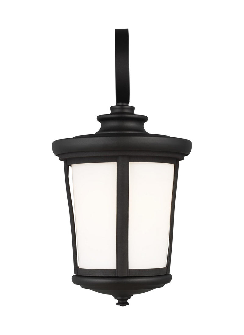 One Light Outdoor Wall Lantern<br /><span style="color:#4AB0CE;">Entrega: 4-10 dias en USA</span><br /><span style="color:#4AB0CE;font-size:60%;">PREGUNTE POR ENTREGA EN PANAMA</span><br />Collection: Eddington<br />Finish: Black