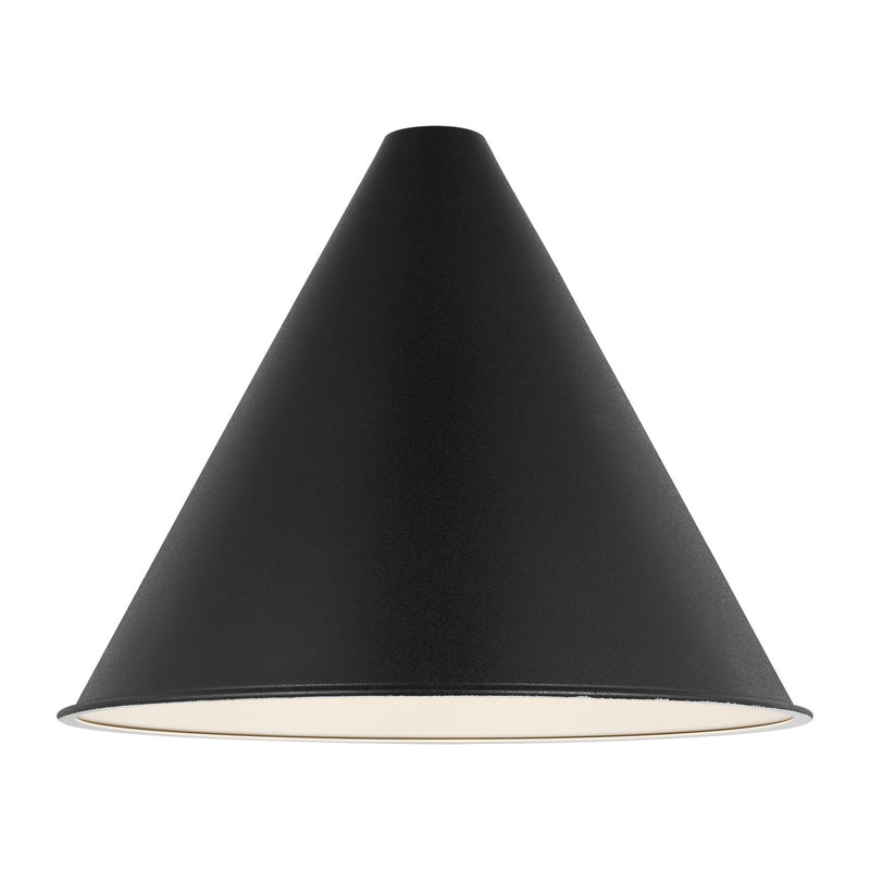 Generation Lighting - 8638501-12 - One Light Outdoor Wall Lantern - Crittenden - Black