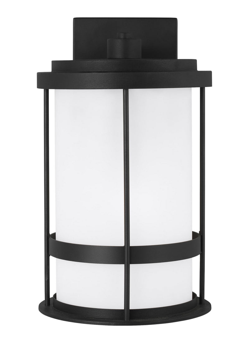 Generation Lighting - 8690901DEN3-12 - One Light Outdoor Wall Lantern - Wilburn - Black