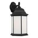 Generation Lighting - 8738751-12 - One Light Outdoor Wall Lantern - Sevier - Black