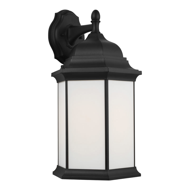 Generation Lighting - 8738751-12 - One Light Outdoor Wall Lantern - Sevier - Black