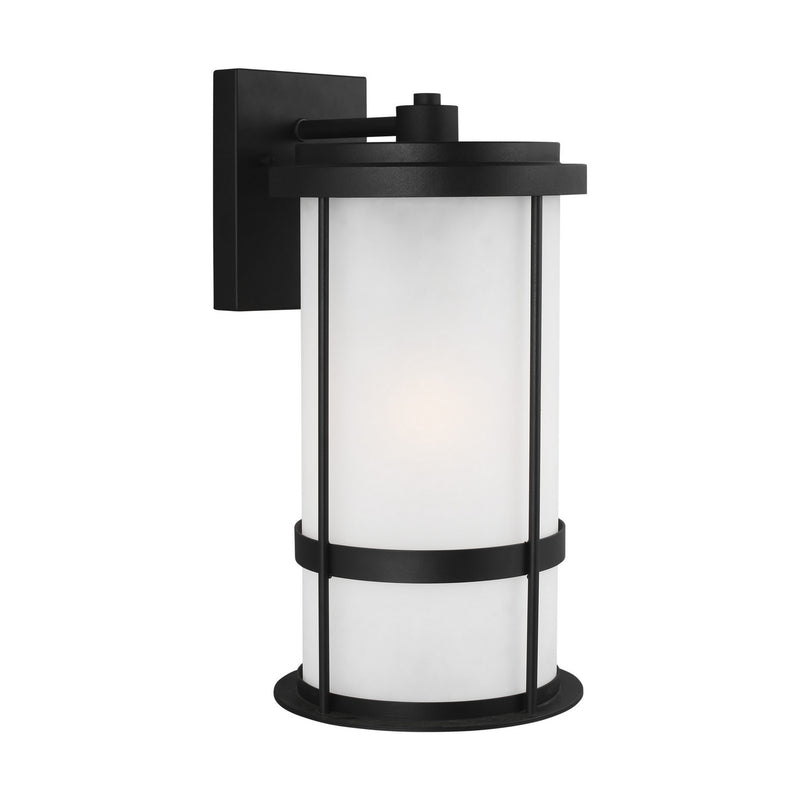Generation Lighting - 8790901-12 - One Light Outdoor Wall Lantern - Wilburn - Black