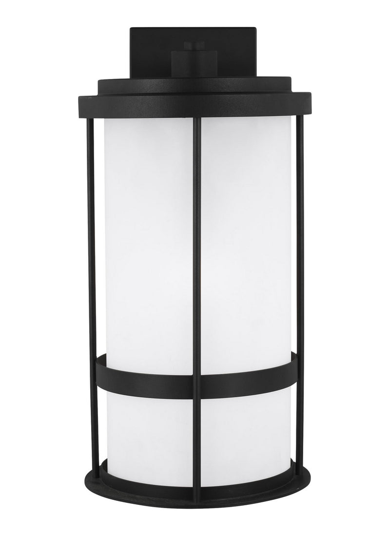 Generation Lighting - 8790901DEN3-12 - One Light Outdoor Wall Lantern - Wilburn - Black