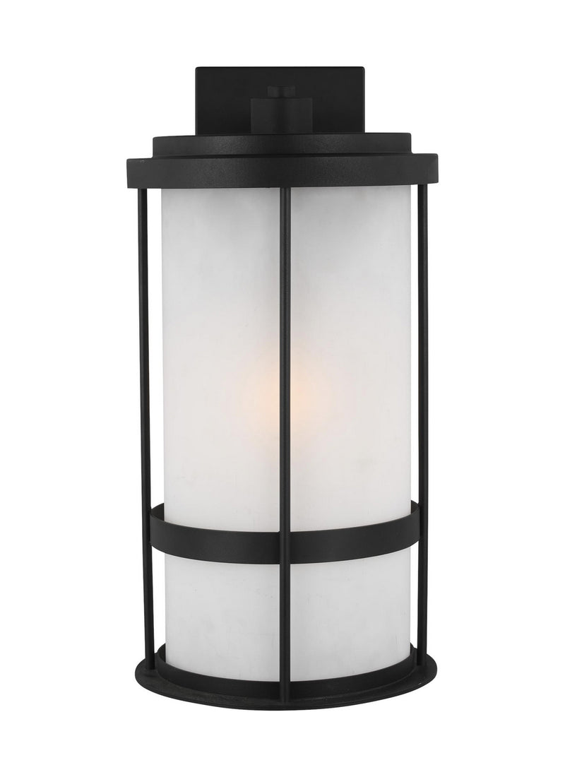 Generation Lighting - 8790901EN3-12 - One Light Outdoor Wall Lantern - Wilburn - Black