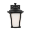 One Light Outdoor Wall Lantern<br /><span style="color:#4AB0CE;">Entrega: 4-10 dias en USA</span><br /><span style="color:#4AB0CE;font-size:60%;">PREGUNTE POR ENTREGA EN PANAMA</span><br />Collection: Cape May<br />Finish: Black