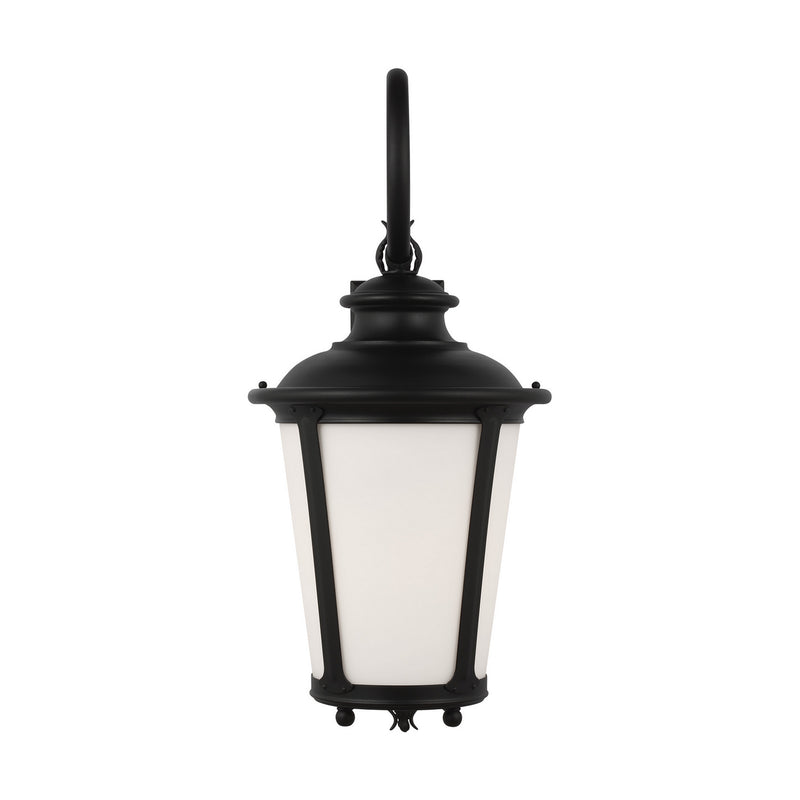 One Light Outdoor Wall Lantern<br /><span style="color:#4AB0CE;">Entrega: 4-10 dias en USA</span><br /><span style="color:#4AB0CE;font-size:60%;">PREGUNTE POR ENTREGA EN PANAMA</span><br />Collection: Cape May<br />Finish: Black