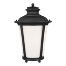 One Light Outdoor Wall Lantern<br /><span style="color:#4AB0CE;">Entrega: 4-10 dias en USA</span><br /><span style="color:#4AB0CE;font-size:60%;">PREGUNTE POR ENTREGA EN PANAMA</span><br />Collection: Cape May<br />Finish: Black