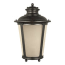 One Light Outdoor Wall Lantern<br /><span style="color:#4AB0CE;">Entrega: 4-10 dias en USA</span><br /><span style="color:#4AB0CE;font-size:60%;">PREGUNTE POR ENTREGA EN PANAMA</span><br />Collection: Cape May<br />Finish: Burled Iron