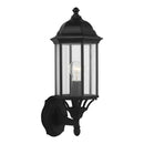 Generation Lighting - 8838701-12 - One Light Outdoor Wall Lantern - Sevier - Black