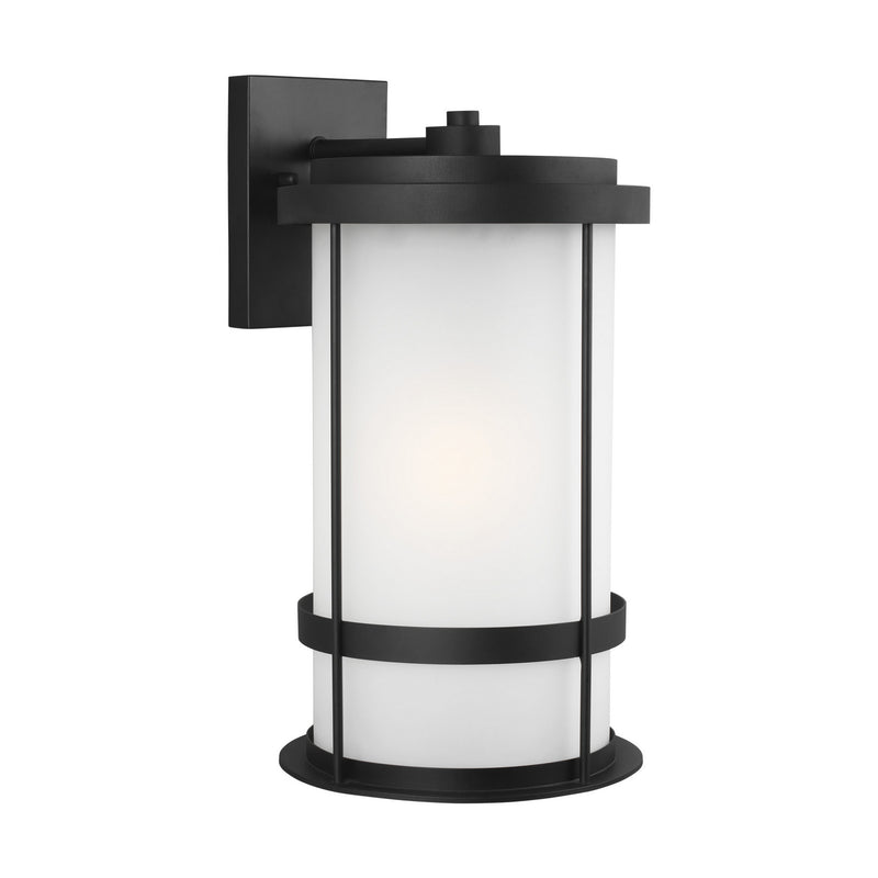 Generation Lighting. - 8890901-12 - One Light Outdoor Wall Lantern - Wilburn - Black