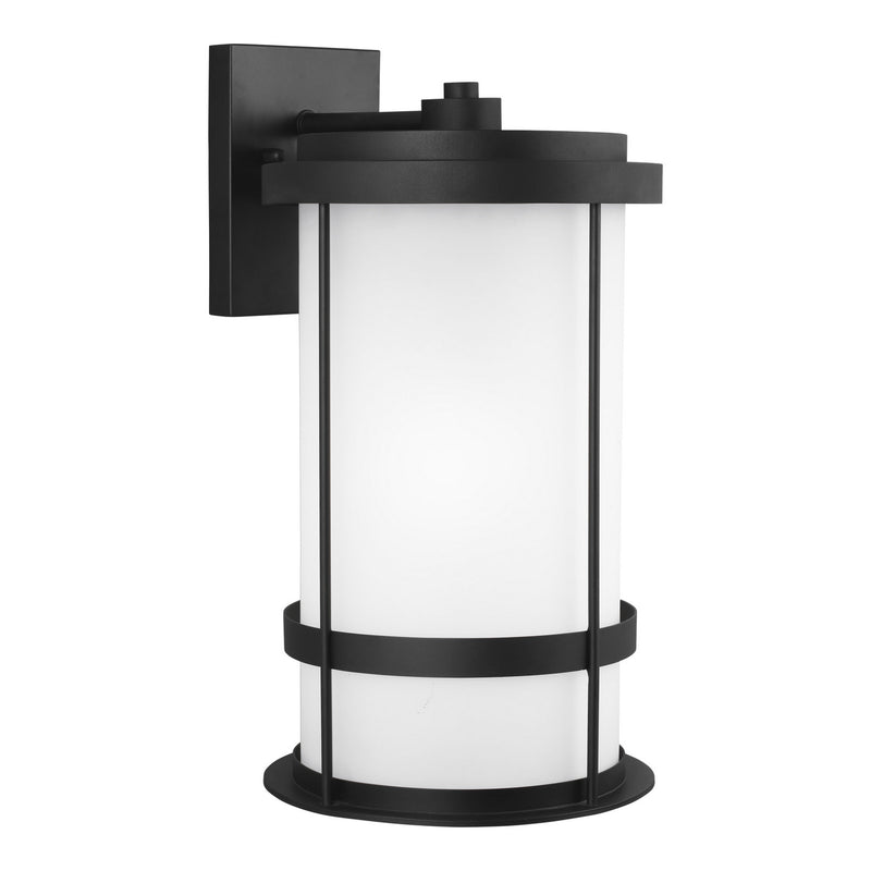 Generation Lighting - 8890901D-12 - One Light Outdoor Wall Lantern - Wilburn - Black
