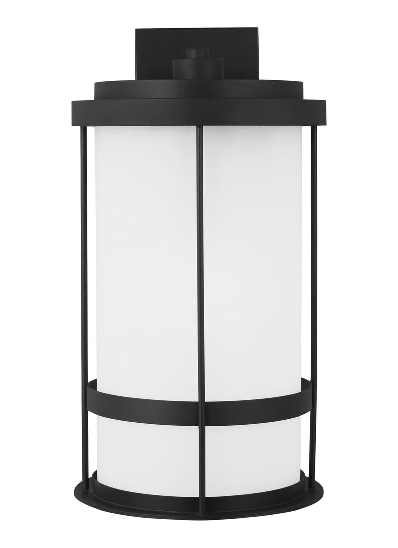 Generation Lighting. - 8890901DEN3-12 - One Light Outdoor Wall Lantern - Wilburn - Black