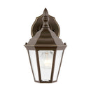 One Light Outdoor Wall Lantern<br /><span style="color:#4AB0CE;">Entrega: 4-10 dias en USA</span><br /><span style="color:#4AB0CE;font-size:60%;">PREGUNTE POR ENTREGA EN PANAMA</span><br />Collection: Bakersville<br />Finish: Antique Bronze