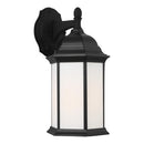 Generation Lighting - 8938751-12 - One Light Outdoor Wall Lantern - Sevier - Black
