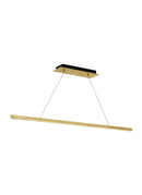 Visual Comfort Modern - 700LSDES48NB-LED92730 - LED Linear Suspension - Dessau - Natural Brass