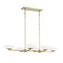 George Kovacs - P1466-695-L - LED Island Pendant - Scale - Soft Brass