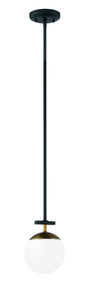 George Kovacs - P351-618 - One Light Mini Pendant - Alluria - Weather Coal With Autumn Gold