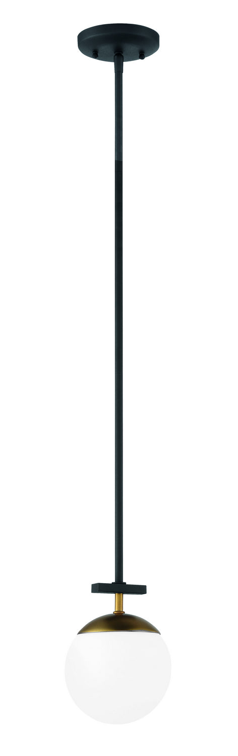 George Kovacs - P351-618 - One Light Mini Pendant - Alluria - Weather Coal With Autumn Gold