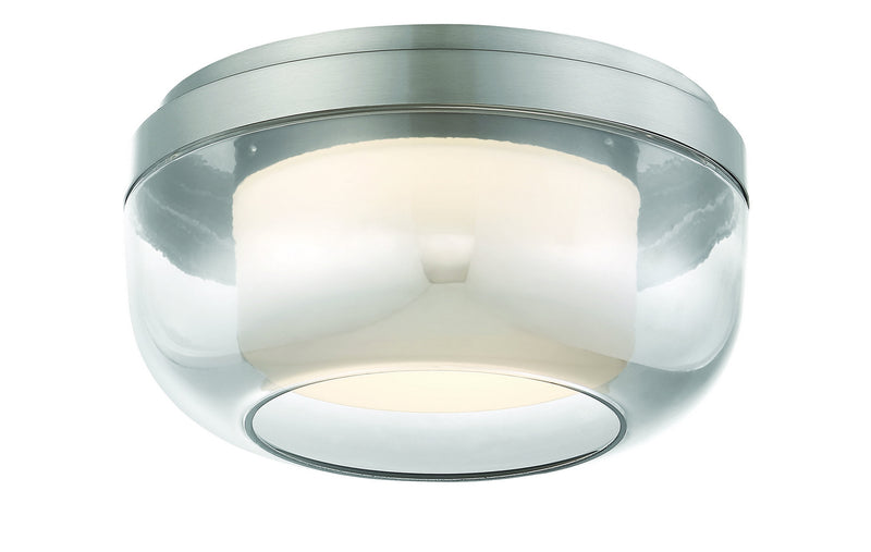 George Kovacs - P952-1-084-L - LED Flush Mount - First Encounter - Brushed Nickel