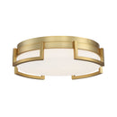 George Kovacs - P953-2-248-L - LED Flush Mount - Bezel Set - Honey Gold