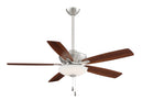 52"Ceiling Fan<br /><span style="color:#4AB0CE;">Entrega: 11-12 semanas en USA</span><br /><span style="color:#4AB0CE;font-size:60%;">PREGUNTE POR ENTREGA EN PANAMA</span><br />Collection: Minute<br />Finish: Brushed Nickel With Dark Walnut Blades