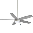Minka Aire - F673L-BN/SL - 52"Ceiling Fan - Airetor - Brushed Nickel With Silver Blades