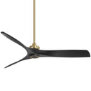 Minka Aire - F853-SBR/CL - 60"Ceiling Fan - Aviation - Soft Brass With Coal Blades