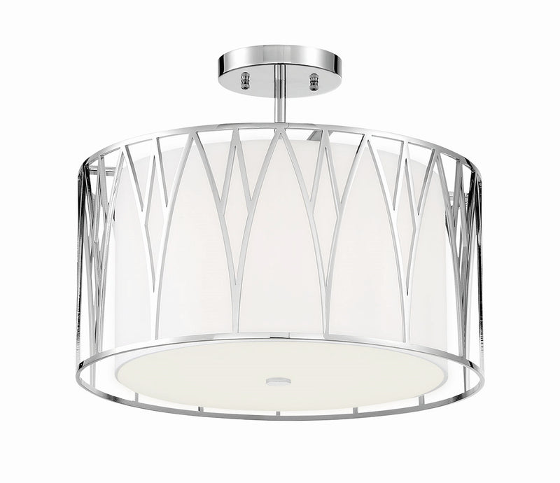 Minka-Lavery - 1089-613-L - LED Semi Flush Mount - Regal Terrace - Polished Nickel