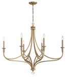 Minka-Lavery - 1097-740 - Six Light Chandelier - Covent Park - Brushed Honey Gold