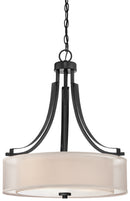 Minka-Lavery - 4104-66 - Three Light Pendant - Parsons Studio - Sand Coal