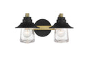Minka-Lavery - 4892-685 - Two Light Bath - Westfield Manor - Sand Coal w/Soft Brass
