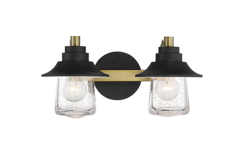 Minka-Lavery - 4892-685 - Two Light Bath - Westfield Manor - Sand Coal w/Soft Brass