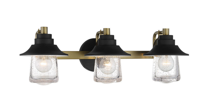 Minka-Lavery - 4893-685 - Three Light Bath - Westfield Manor - Sand Coal W/ Soft Brass