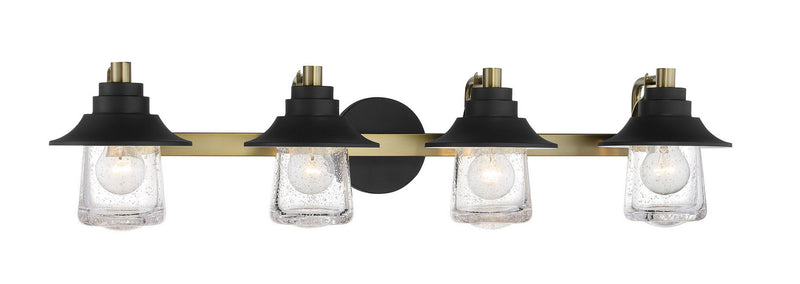Minka-Lavery - 4894-685 - Four Light Bath - Westfield Manor - Sand Coal w/Soft Brass