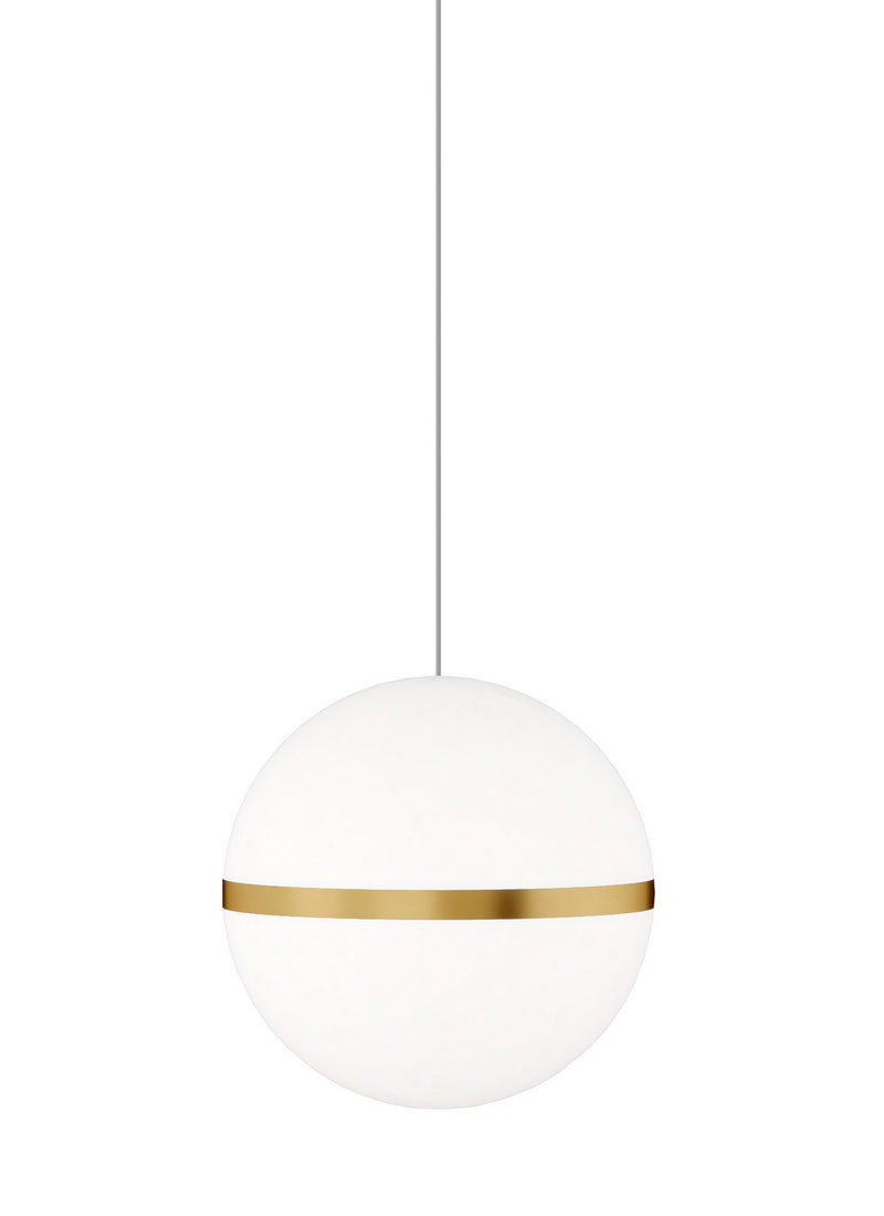 Visual Comfort Modern - 700MPHNENB - One Light Pendant - Hanea - Natural Brass